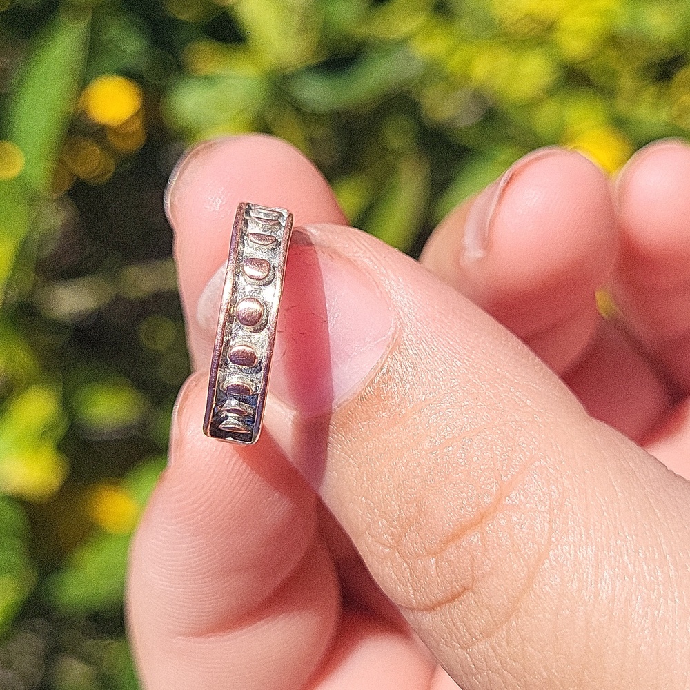 Moon Phase Silver Tone Ring